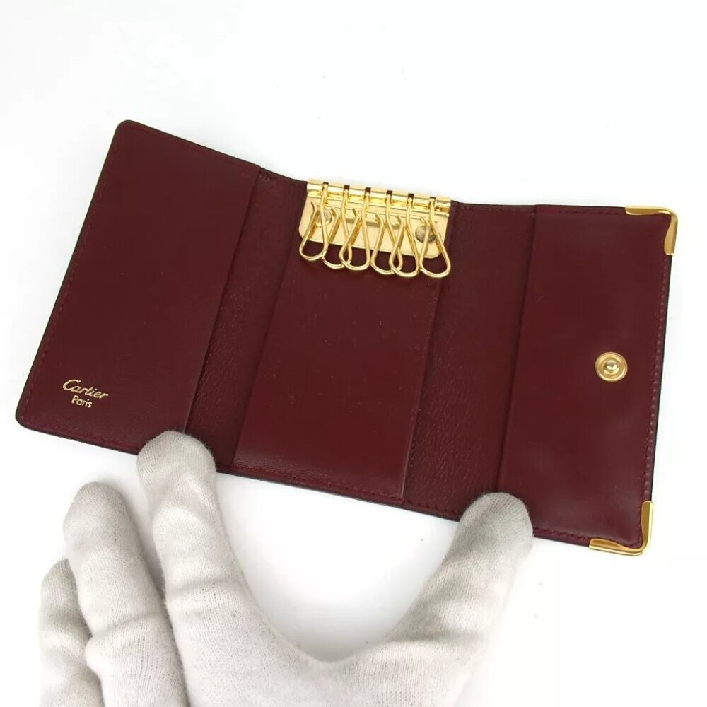 Authentic Cartier Must Line 6 Hooks Key Holder Le… - image 8